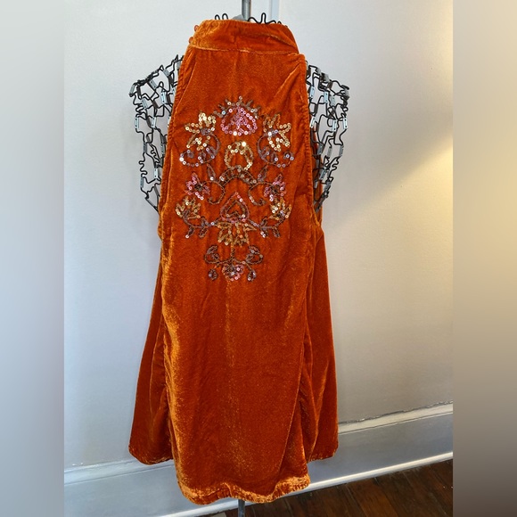 Free People Sequined Tunic Mini Dress EUC - Picture 5 of 5